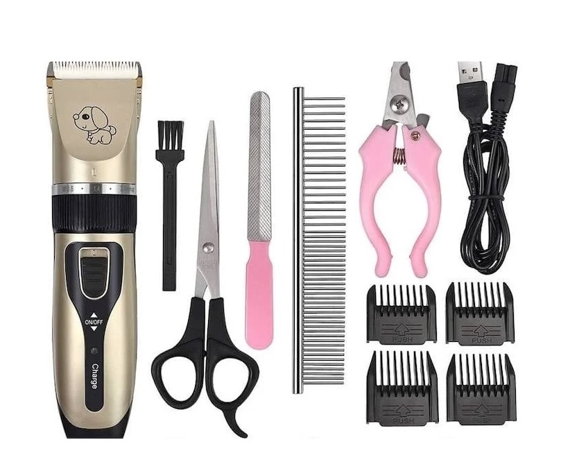 KIT ingrijire animale companie aparat de tuns masina de taiat unghii si accesorii